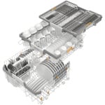 G 7422 SC Selection Miele Free-standing Dishwasher in Brilliant White - Image 2